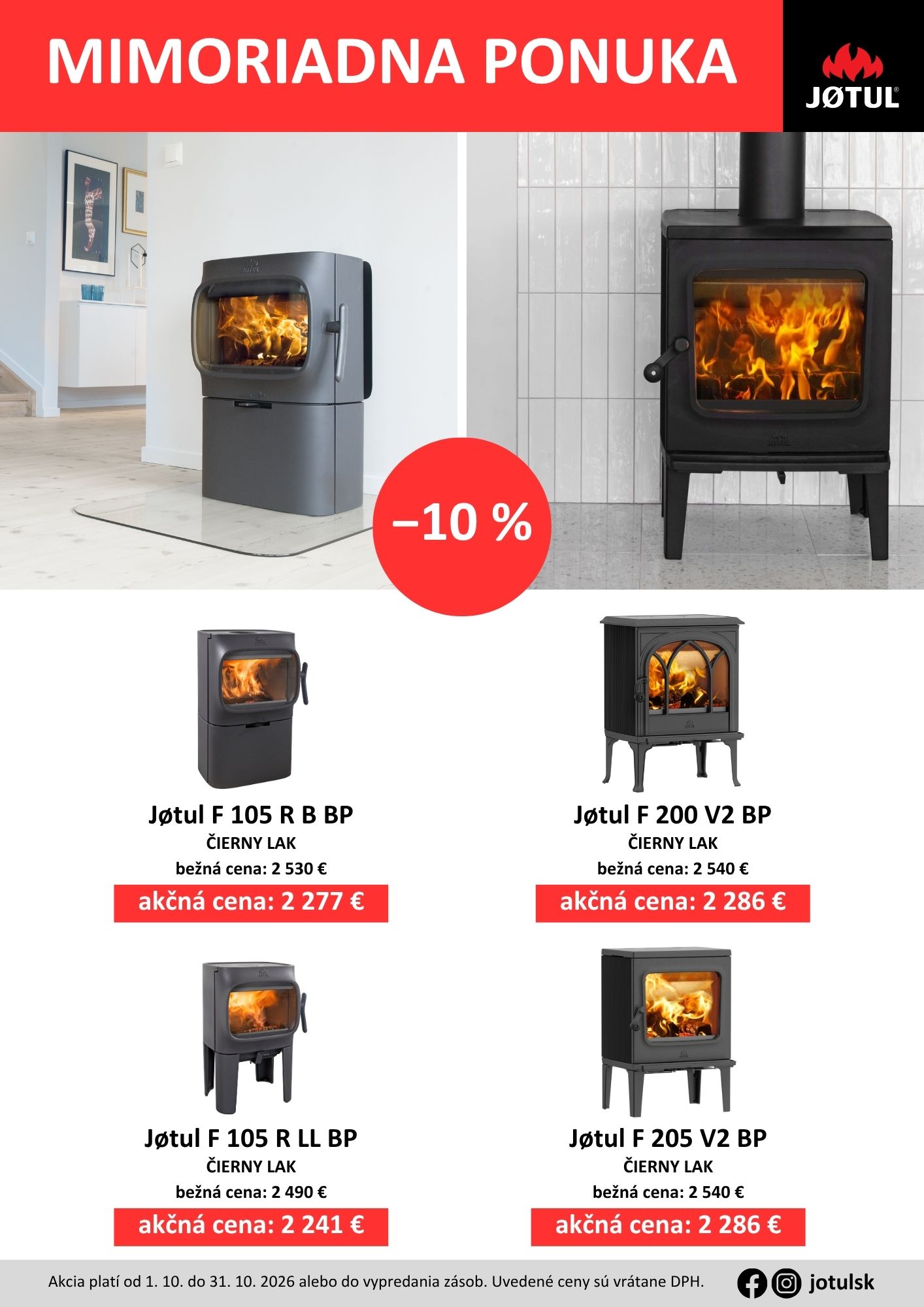 Mimoriadna ponuka Jotul 1.10.-31.10.2026 str.2